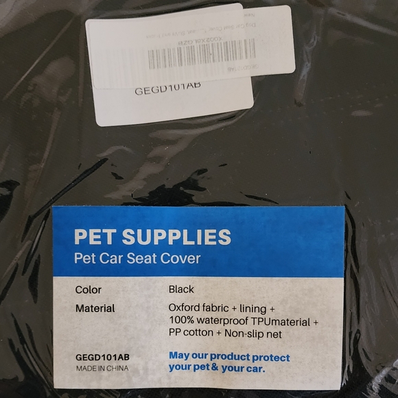 Dog Luxury Car SUV Seat Cover Water Proof Pet Car Seat Anchors GEGD101AB - Picture 10 of 10